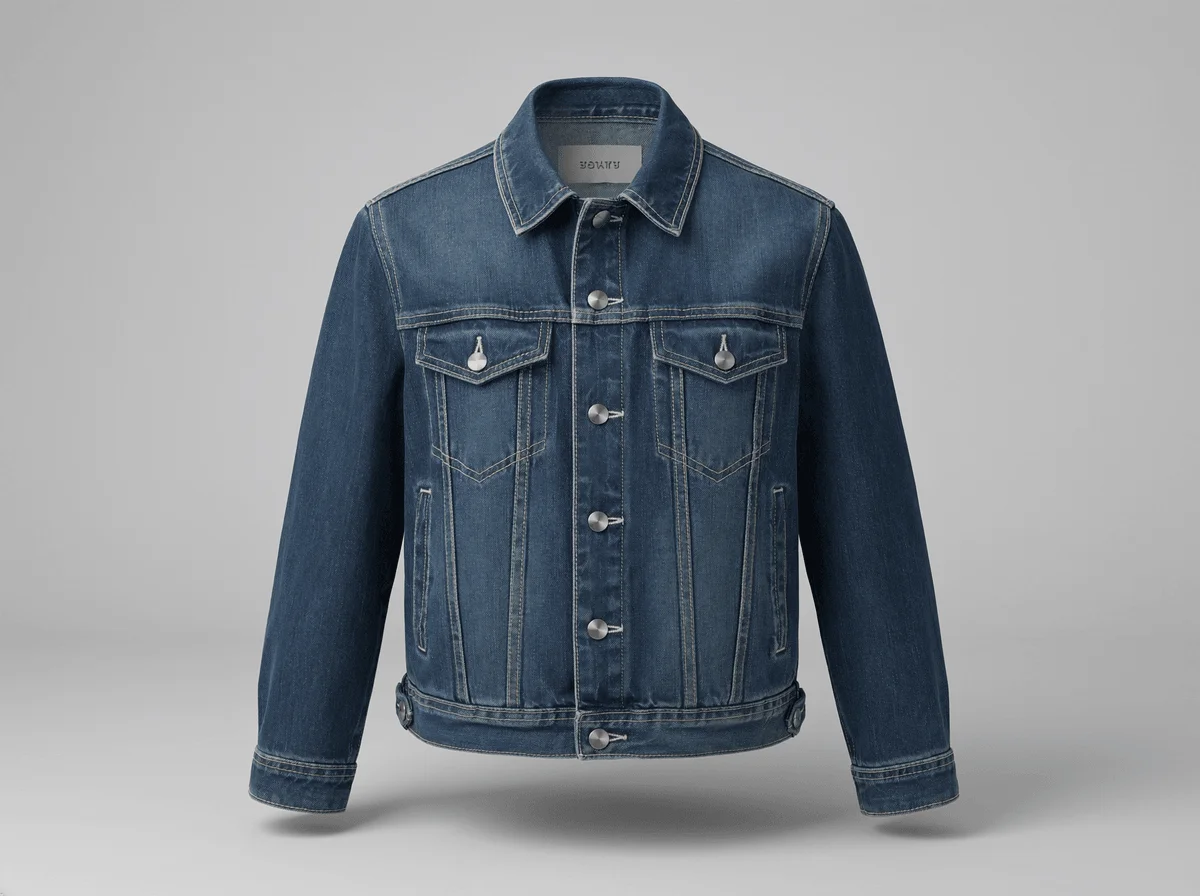 Denim jacket production