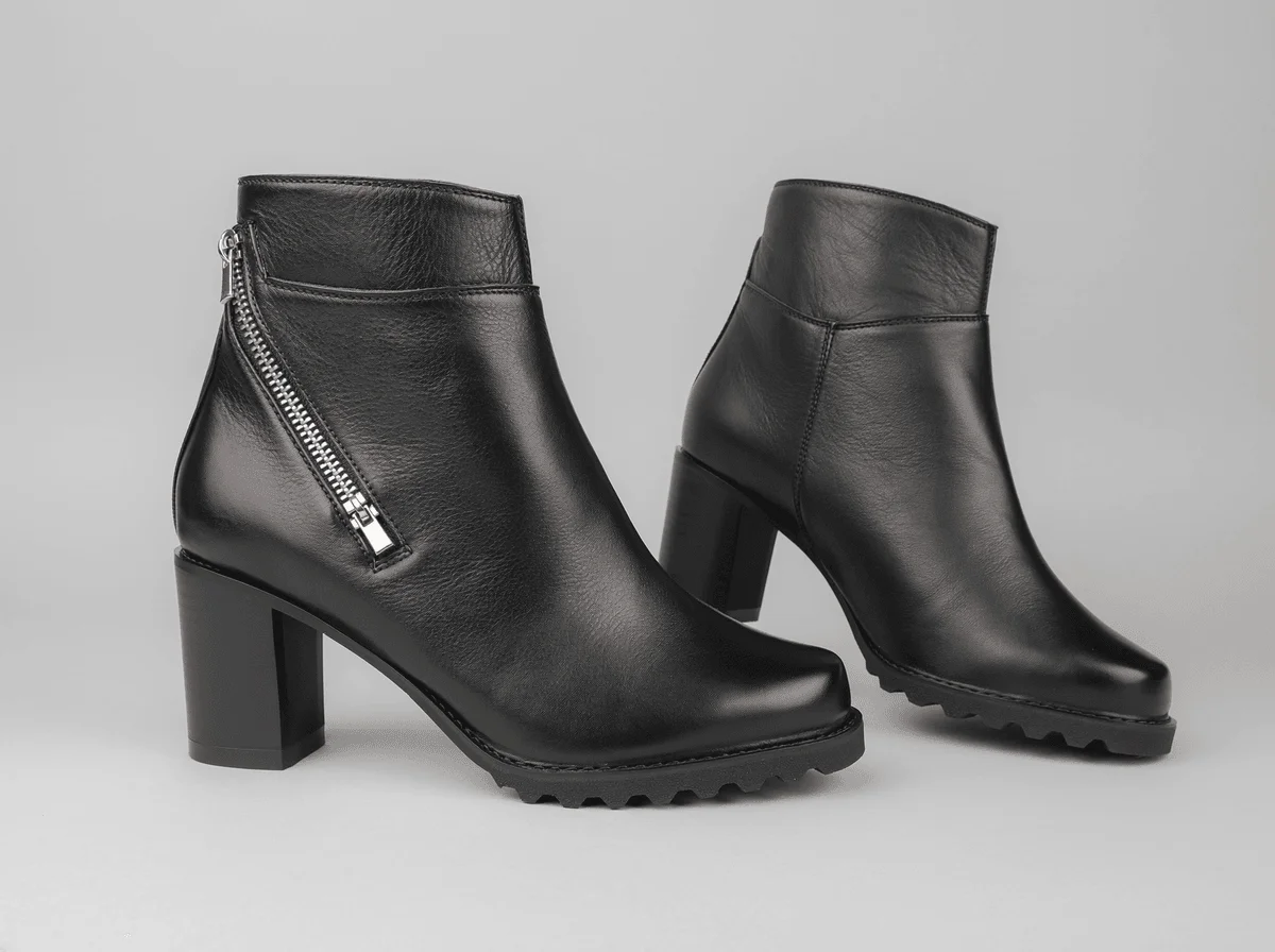 Кожаные ботинки челси