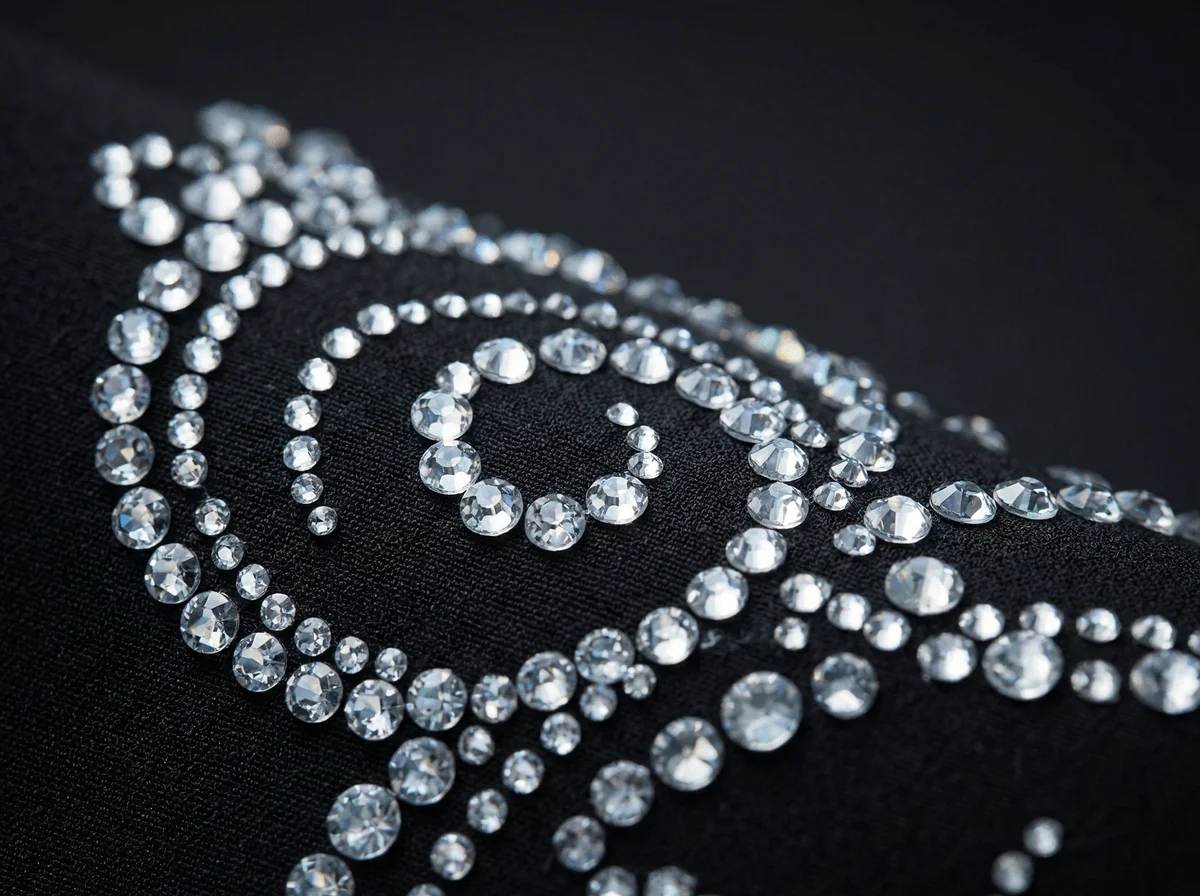 Декор кристаллами